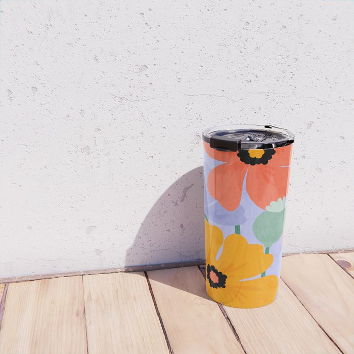 Wild Poppies Travel Mug Gallery Image 4