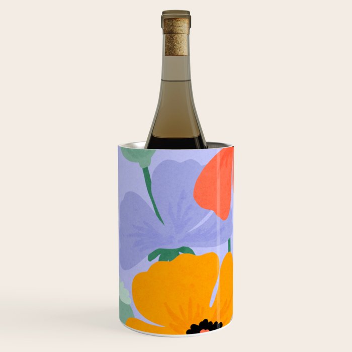 Wild Poppies Wine Chiller Gallery Image 2
