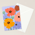 Wild Poppies Stationery Card Gallery Image 2