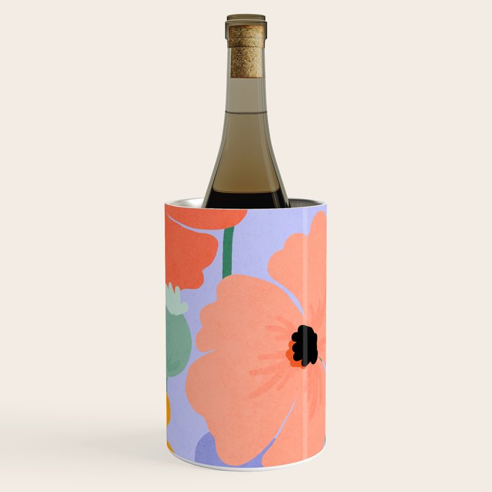 Wild Poppies Wine Chiller Gallery Image 3