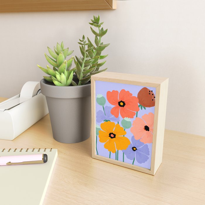 Wild Poppies Mini Art Print Gallery Image 2