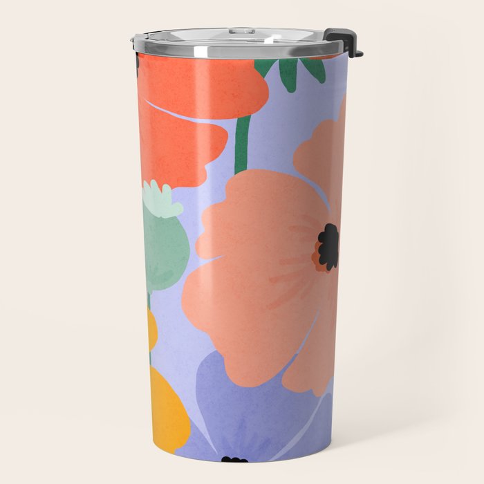 Wild Poppies Travel Mug Gallery Image 2