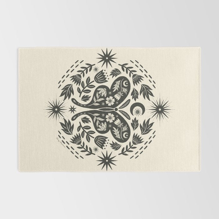 Luna Moth Rug Gallery Image 2
