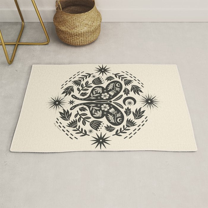 Luna Moth Rug Gallery Image 1