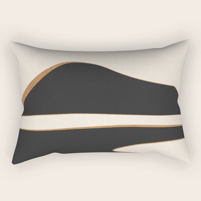 Minimalist Abstract Landscape 2 Rectangular Pillow Gallery Image 2