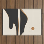 Minimalist Abstract Landscape 2 Outdoor Rug Gallery Image 1
