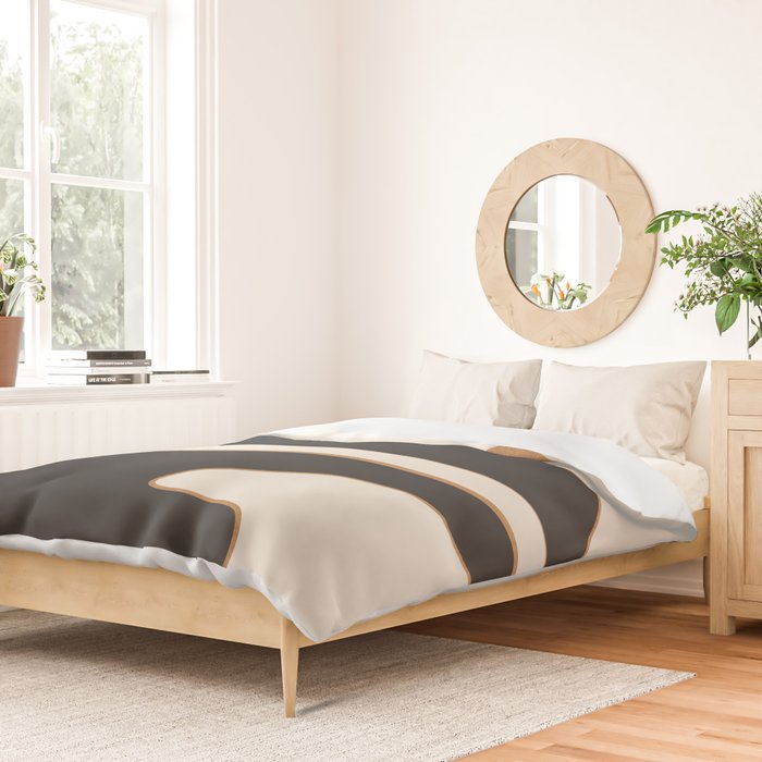 Minimalist Abstract Landscape 2 Duvet Cover Gallery Image 2