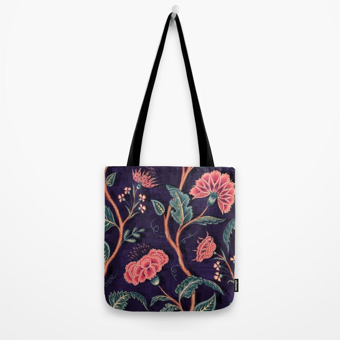Indienne Vine - Deep Coral  Tote Bag Gallery Image 2