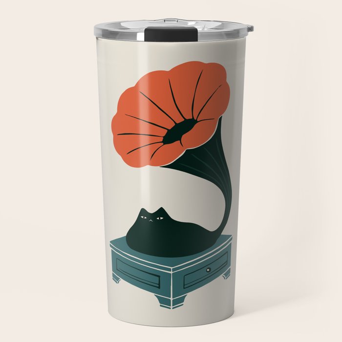 Grameowphone Travel Mug Gallery Image 1