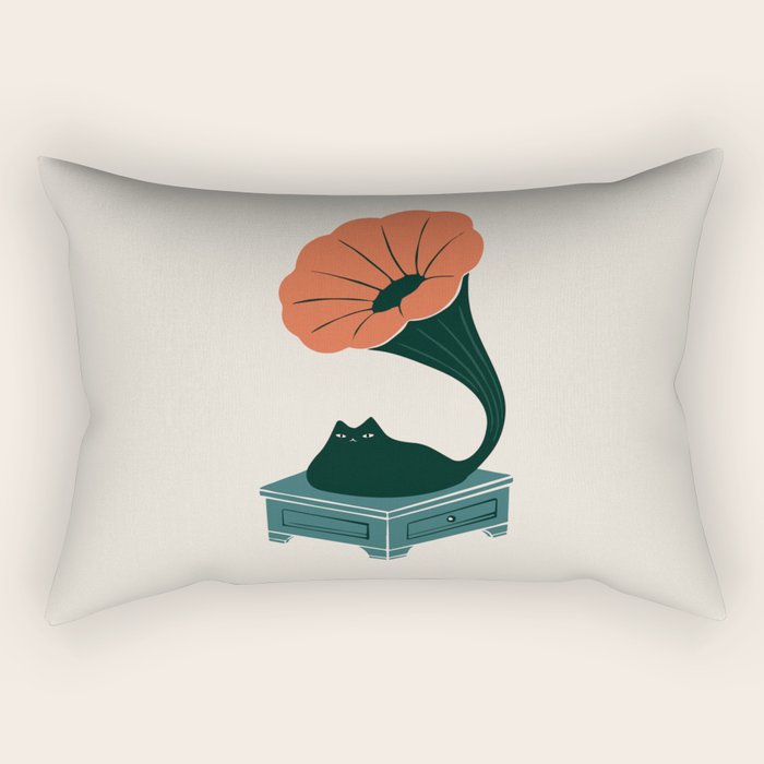 Grameowphone Rectangular Pillow Gallery Image 1