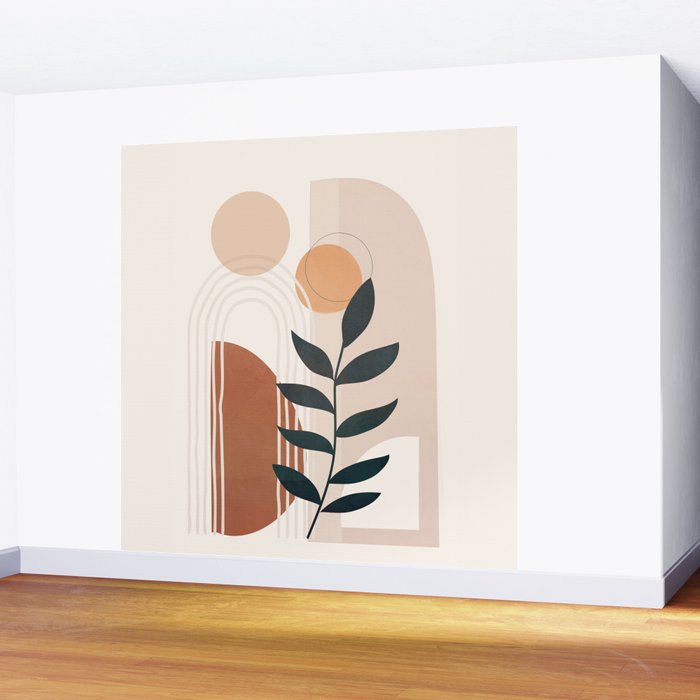Modern Shapes Design 18 Wall Mural Gallery Image 2