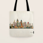 Cincinnati Ohio skyline Tote Bag Gallery Image 1