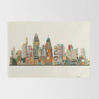 Cincinnati Ohio skyline Rug Gallery Image 2