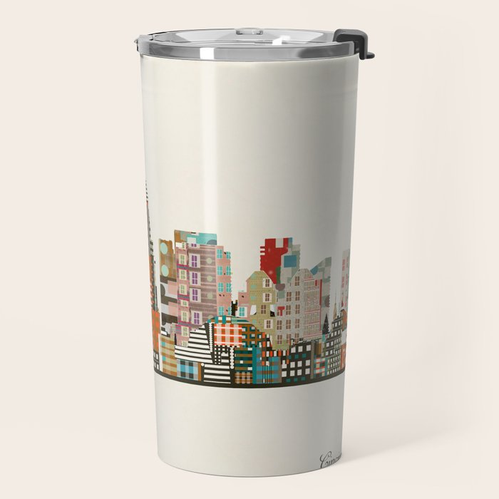 Cincinnati Ohio skyline Travel Mug Gallery Image 2
