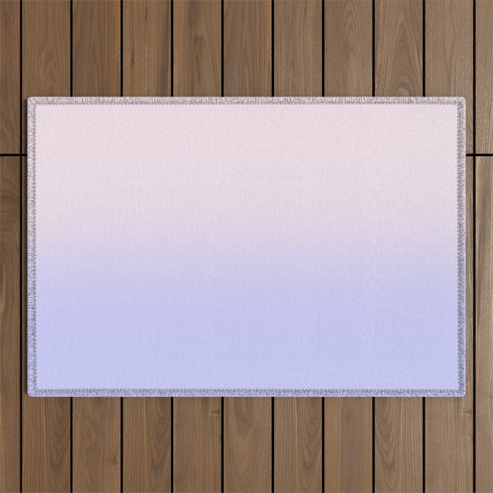 Pink Purple Ombre Gradient Outdoor Rug Gallery Image 1