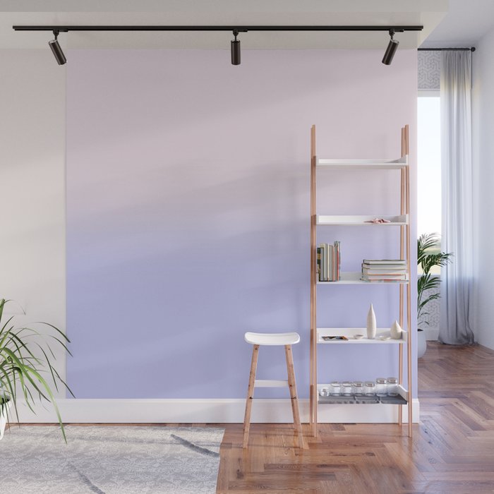 Pink Purple Ombre Gradient Wall Mural Gallery Image 1