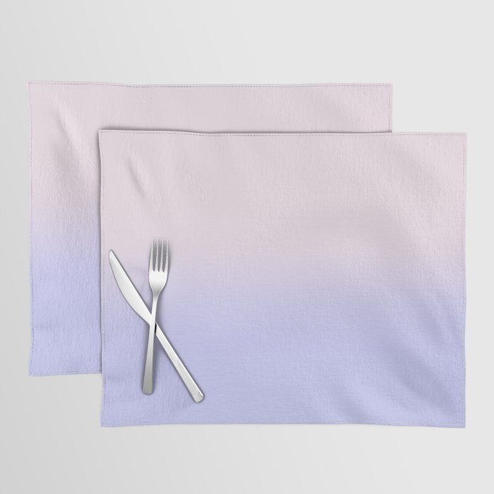 Pink Purple Ombre Gradient Placemat Gallery Image 1