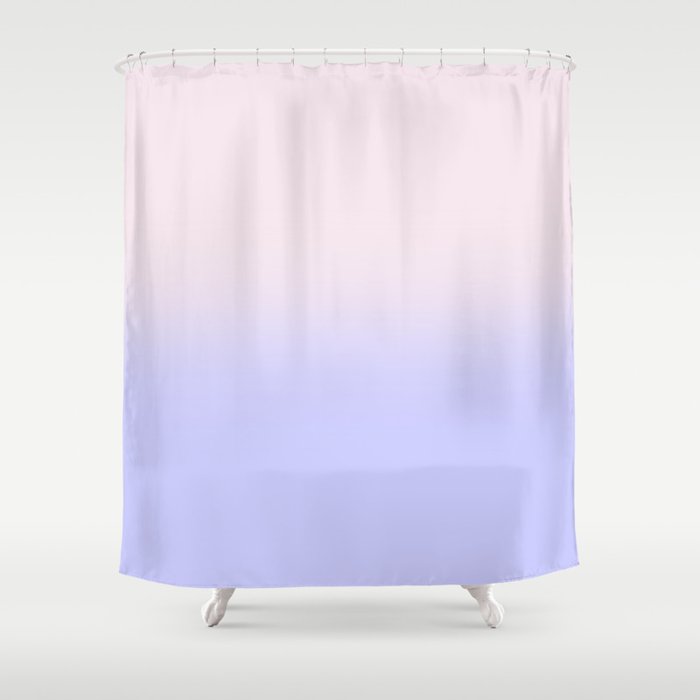 Pink Purple Ombre Gradient Shower Curtain Gallery Image 1