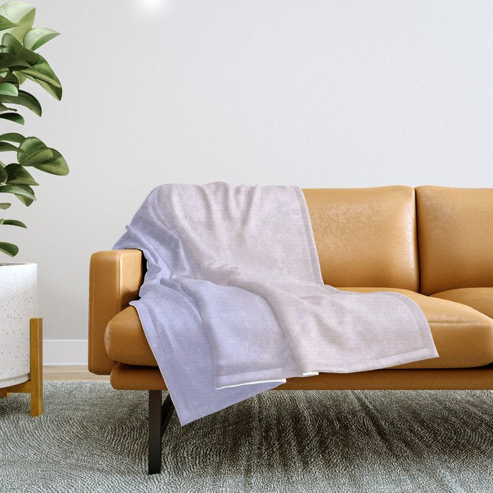 Pink Purple Ombre Gradient Throw Blanket Gallery Image 1
