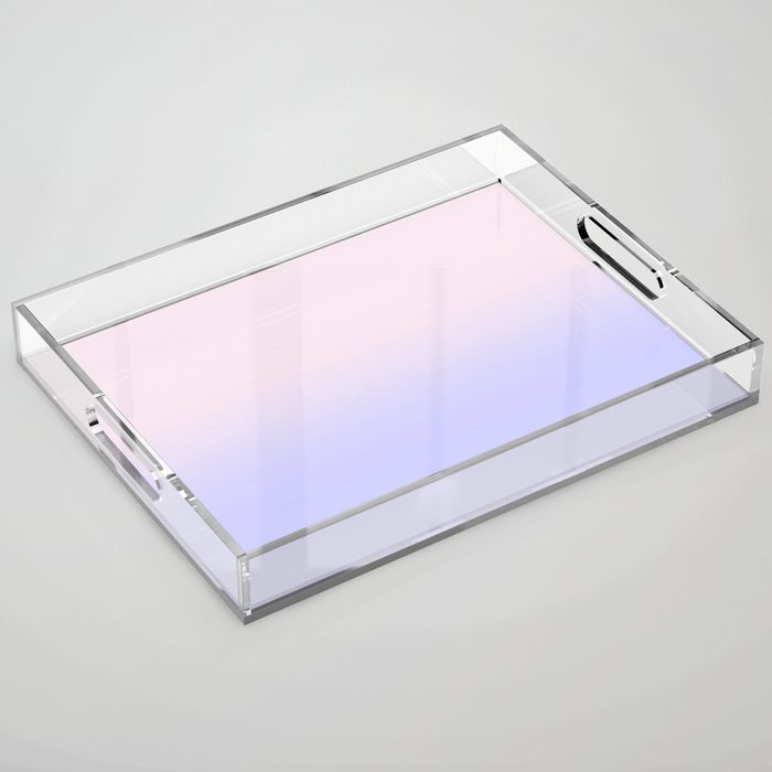 Pink Purple Ombre Gradient Acrylic Tray Gallery Image 1