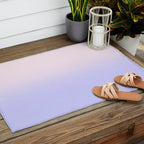 Pink Purple Ombre Gradient Outdoor Rug Gallery Image 2