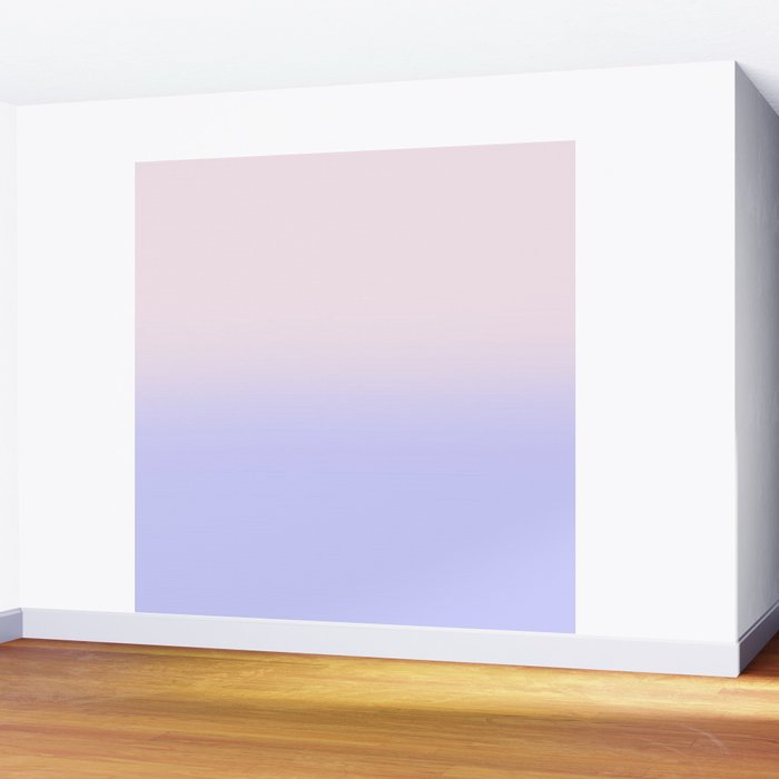 Pink Purple Ombre Gradient Wall Mural Gallery Image 2