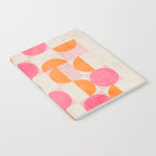 Pink Orange Modern Geometric Artwork Notebook Gallery Image 2