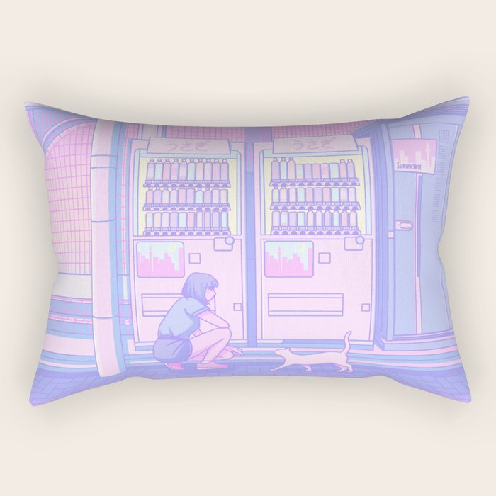 Vending Machines Rectangular Pillow Gallery Image 1