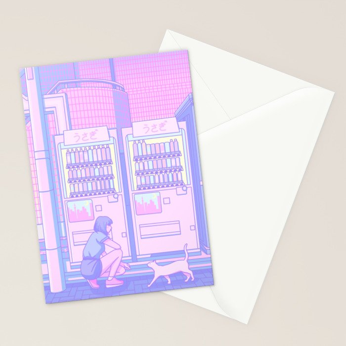Vending Machines Stationery Card Gallery Image 2
