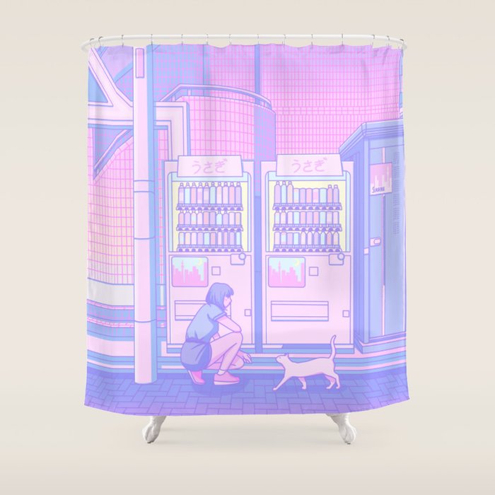 Vending Machines Shower Curtain Gallery Image 1