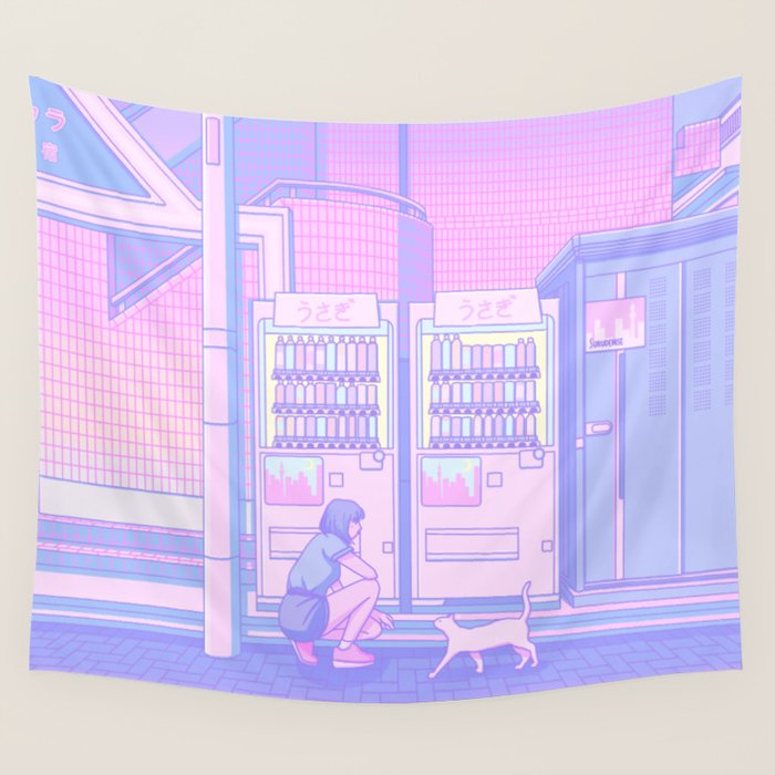 Vending Machines Wall Tapestry Gallery Image 1