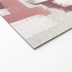 Pink Rose Modern Elements Welcome Mat Gallery Image 2
