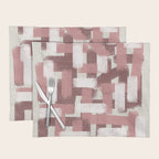 Pink Rose Modern Elements Placemat Gallery Image 1