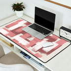 Pink Rose Modern Elements Desk Mat Gallery Image 2