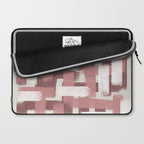 Pink Rose Modern Elements Laptop Sleeve Gallery Image 2
