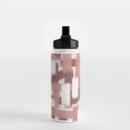 Pink Rose Modern Elements Water Bottle Gallery Image 2