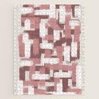 Pink Rose Modern Elements Jigsaw Puzzle Gallery Image 1
