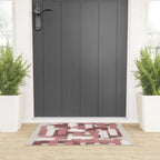 Pink Rose Modern Elements Welcome Mat Gallery Image 3