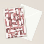 Pink Rose Modern Elements Stationery Card Gallery Image 2