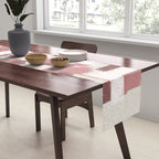 Pink Rose Modern Elements Table Runner Gallery Image 2