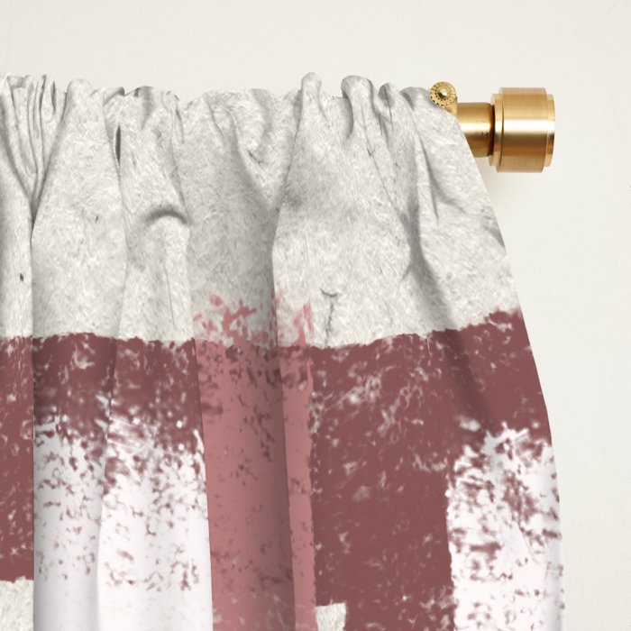 Pink Rose Modern Elements Window Curtain Gallery Image 2