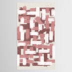Pink Rose Modern Elements Tablecloth Gallery Image 2