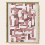 Pink Rose Modern Elements Serving Tray Gallery Image 1