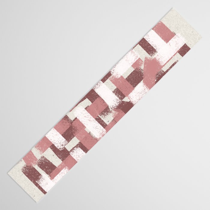 Pink Rose Modern Elements Table Runner Gallery Image 3