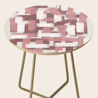 Pink Rose Modern Elements Side Table Gallery Image 2