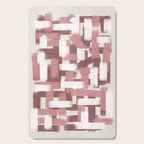 Pink Rose Modern Elements Cutting Board Gallery Image 1