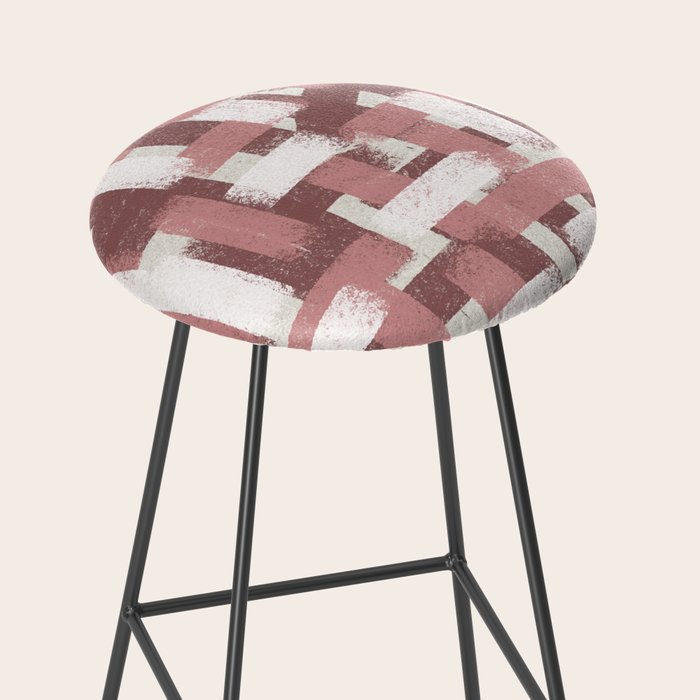 Pink Rose Modern Elements Stool Gallery Image 2