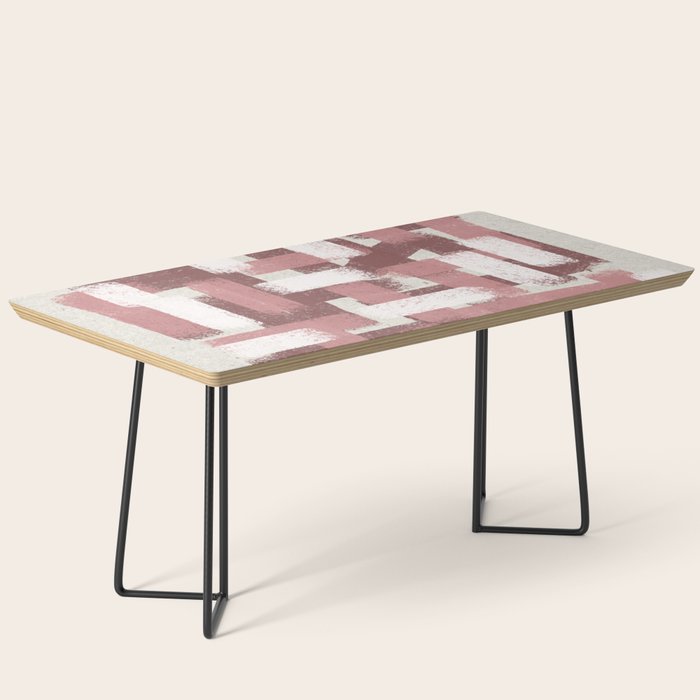 Pink Rose Modern Elements Coffee Table Gallery Image 1