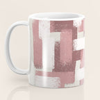 Pink Rose Modern Elements Coffee Mug Gallery Image 3