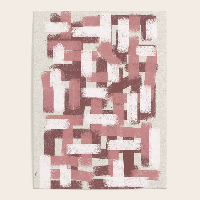 Pink Rose Modern Elements Poster Gallery Image 4